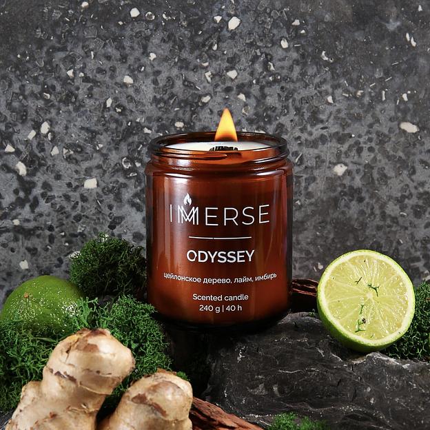 Ароматическая свеча Immerse «Odyssey» 240 мл ОПТ фото 1