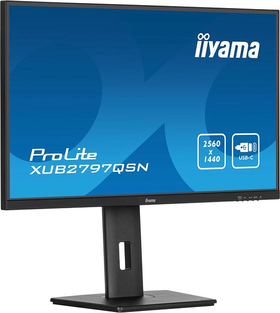 Монитор Iiyama 27" ProLite XUB2797QSN-B1 черный IPS LED 16:9 HDMI M/M матовая HAS Piv 1300:1 250cd 178гр/178гр 2560x1440 100Hz DP Quad HD 2K (1440p) USB 6.1кг фото 4