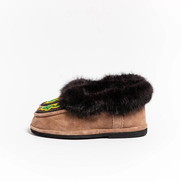 Женские тапочки, спилок с бисером, опт фото 2