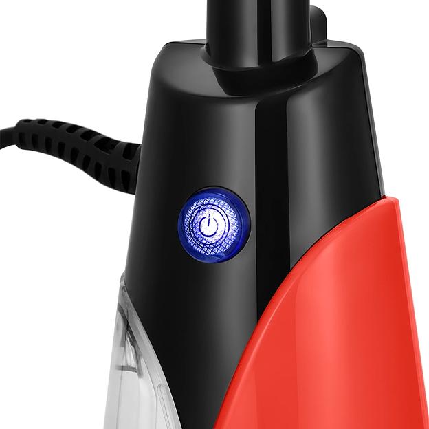 Швабра паровая Kitfort КТ-3939 1300Вт красный/черный фото 3