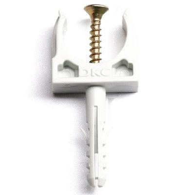 Держатель с защёлкой и дюбелем, д.20мм (розница) фото 1