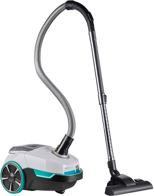 Пылесос Hyundai HYV-B4050 800Вт белый/бирюзовый (в компл.:1мешок) фото 3