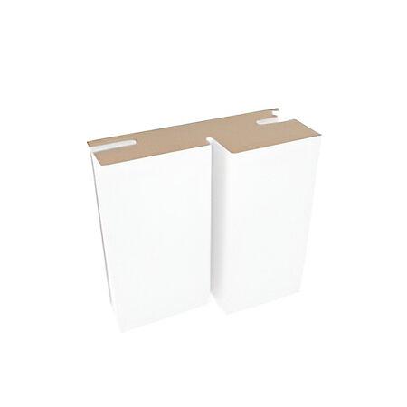 Короб МДФ «Линия» 26х70х2050 мм Белый (44) с упл. фото 1