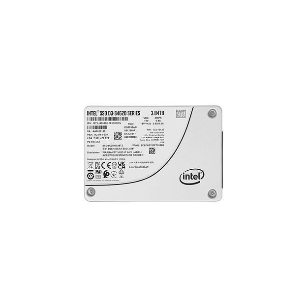 SSD накопитель Intel D3-S4620 SSDSC2KG038TZ01 3.8ТБ, 2.5", SATA III, SATA фото 1
