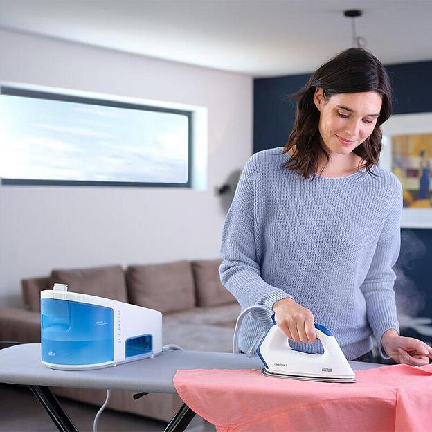 BRAUN IS3157BL Гладильная система, 2400Вт, 125 г/мин, белый фото 4