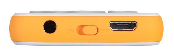 Плеер Hi-Fi Flash Digma S4 8Gb белый/оранжевый/1.8"/FM/microSDHC фото 6