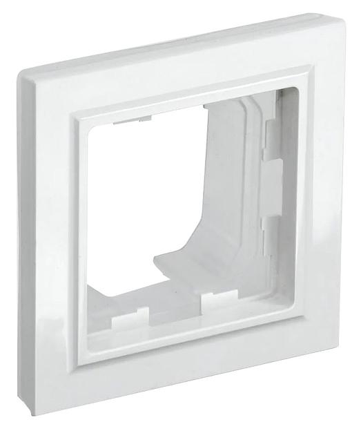 Рамка IEK Brite РУ-1-БрБ-44 BR-M12-44-K01 1x белый (упак.:1шт) фото 1