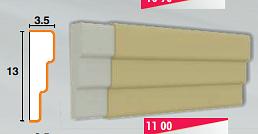 Наличники, подоконники из пенополистирола 11 00 3,5х13 см ОПТ фото 1