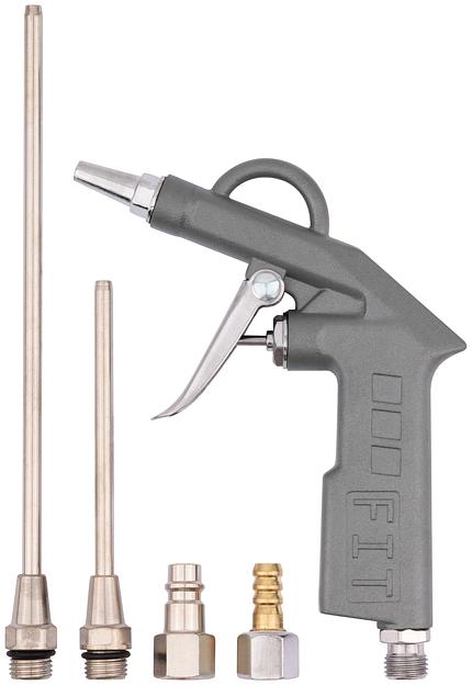 Пистолет продувочный с набором насадок фото 1