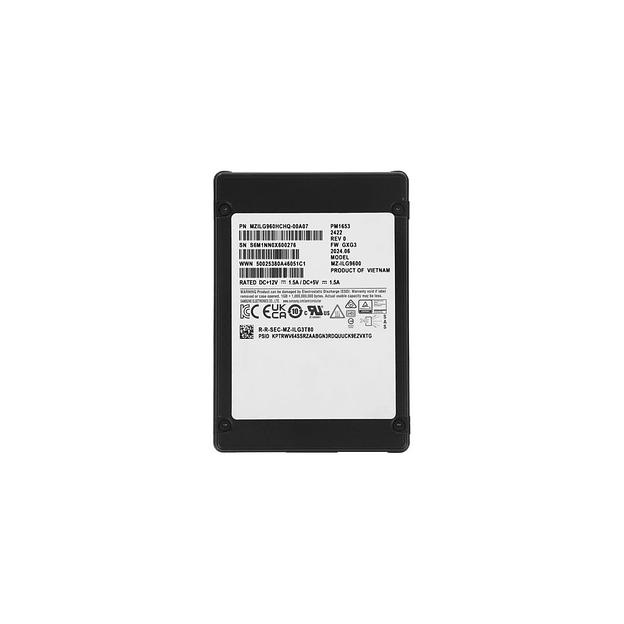 Накопитель SSD Samsung PM1653 960ГБ SAS, 2.5" [mzilg960hchq-00a07] фото 1