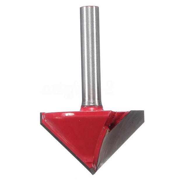 Фреза пазовая DELTATOOLS V-образная 60º D=32 S=6 фото 1