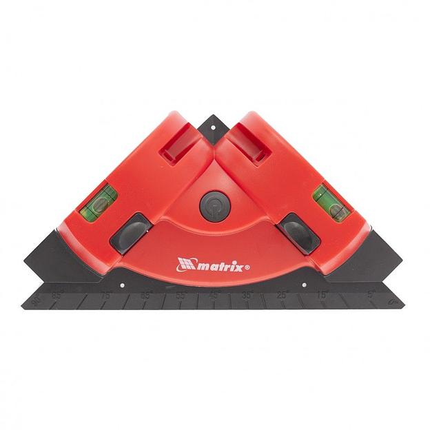 Уровень лазер. Matrix 35007 цв.луч. красный 2луч. фото 1