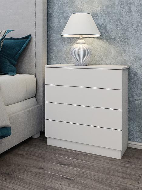 Комод Wood&Stone «Малави» белый 77.8×32.2×79.4 см фото 1