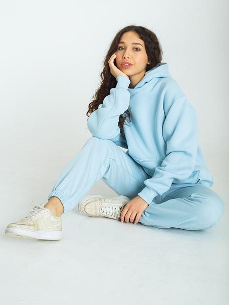 Худи женский с начесом oversize, Mirom, Небесный, опт фото 1