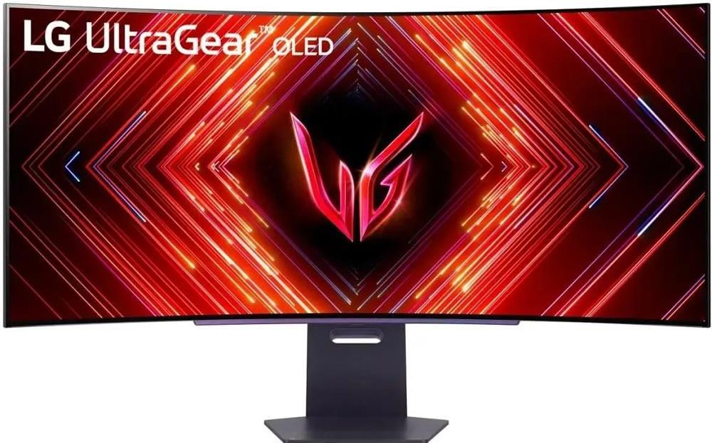Монитор 44.5" LG UltraGear 45GS95QE-B OLED 3440x1440, 240 Гц, 0.03 мс, 21:9, 1300 кд/м2, 2хHDMI, 1хDP, изогнутый, черный, выход на наушники фото 3