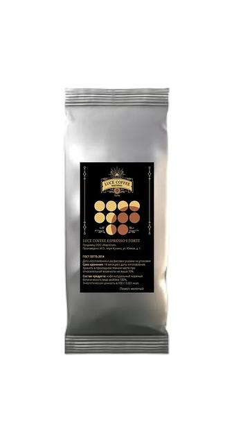Кофе в зёрнах LUCE COFFEE 9 FORTE (арабика 100 %) 5 кг ОПТ фото 2