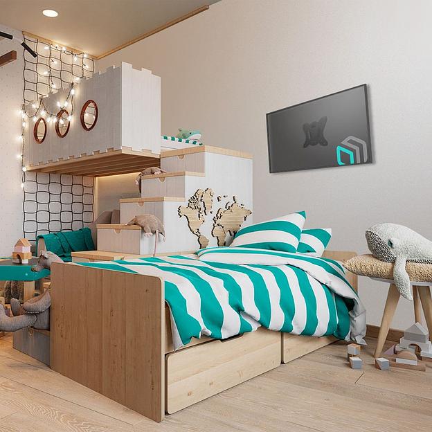 Кронштейн для телевизора Onkron NN31 черный 10"-32" макс.25кг настенный фиксированный фото 6