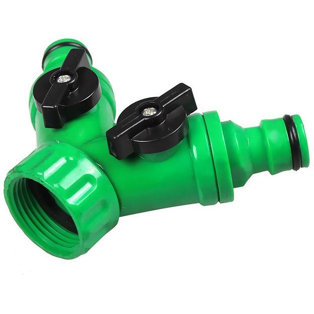 Стартовый кран на два быстросъемных коннектора фото 1