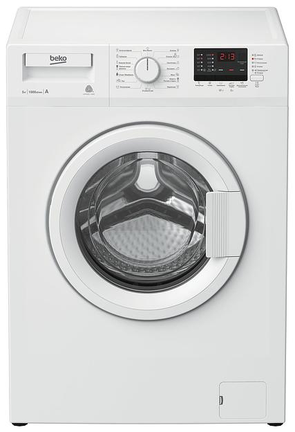 Стиральная машина Beko WRE55P2BWW класс: A-10% загр.фронтальная макс.:5кг белый фото 1