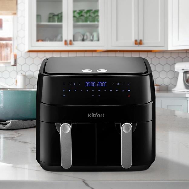 Аэрогриль Kitfort КТ-2250 1750Вт черный фото 6