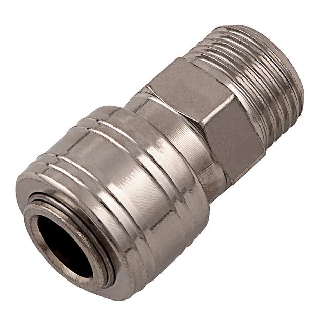 Муфта универсальная быстросъемная ("мама"), внешняя резьба 1/2", 1 шт.// Stels фото 1