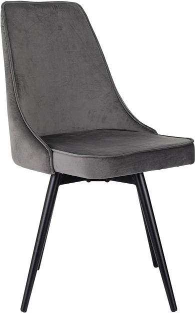 Стул для дома Бюрократ CH-K4_SP_2 с повор.мех. комплект 2шт т.серый Holland 18 металл черный на ножках (CH-K4_1/SP/HL18_2) фото 4