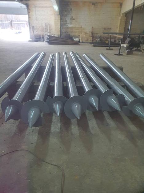 Винтовая свая СВС 57х3,0х4000мм фото 1