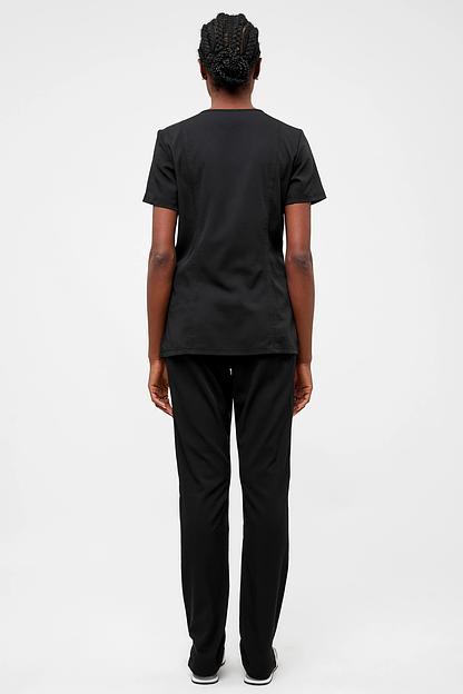 Топ медицинский Indiform женский IF3-74-05-1, 65 (Total black), опт фото 5