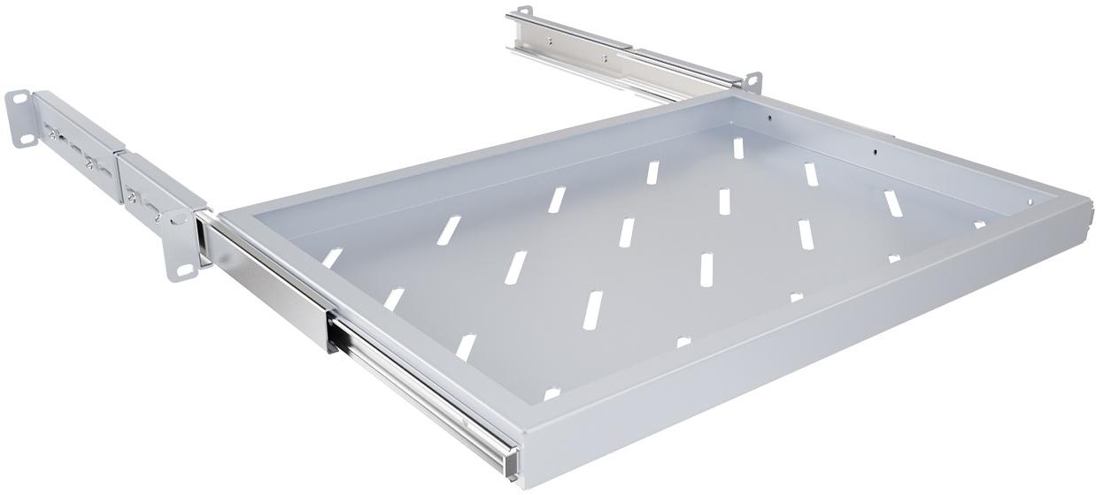Полка выдвижная NTSS NTSS-MSKB-FS-600 1U нагр.:20кг. 19" 300мм серый (упак.:1шт) фото 2