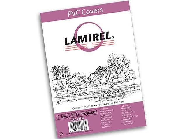 Lamire Обложки Transparent LA(CRC)-7868201 (A4, PVC, прозрачные, 200мкм, 100шт.) фото 1