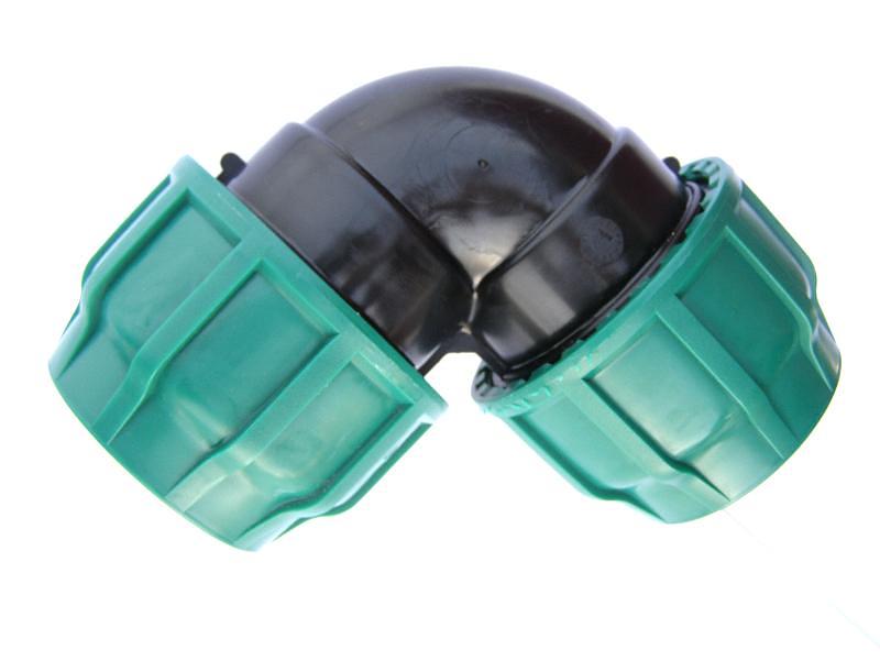 Отвод ПНД 32x32 мм компрессион. фото 4