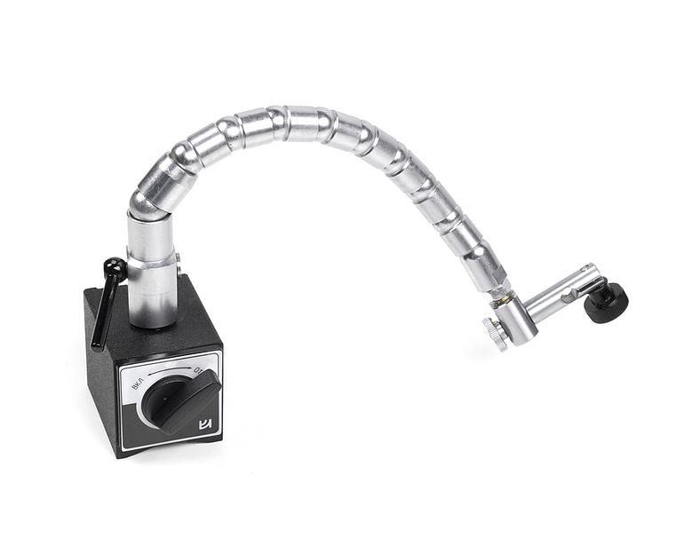 Стойка для индикаторов магнитное основание L=360мм гибкая тип МС-29 с инд.  КировИнструмент с поверкой фото 2