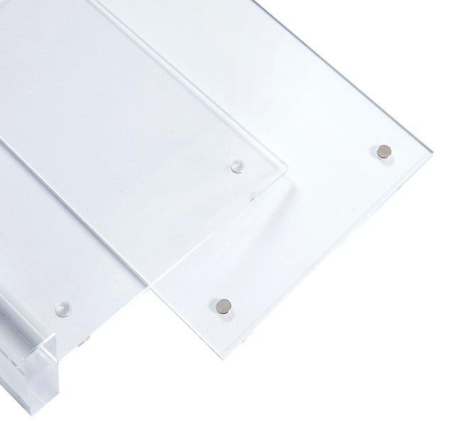 Магнитная рамка Deli 50856 A4 21х29.7см настольная прозрачный фото 2