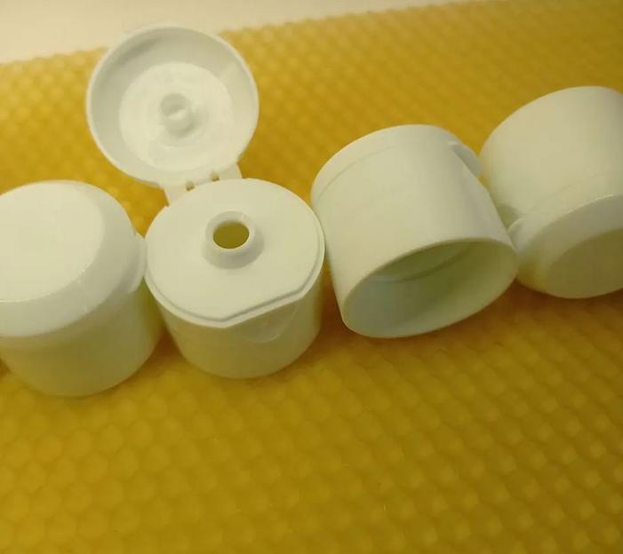 Крышка белая флип-топ горло 28 фото 4