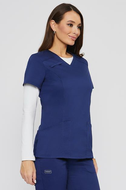 Mahogani / Топ медицинский женский (Insoft, короткий рукав), арт. 3-02-25-1 фото 8