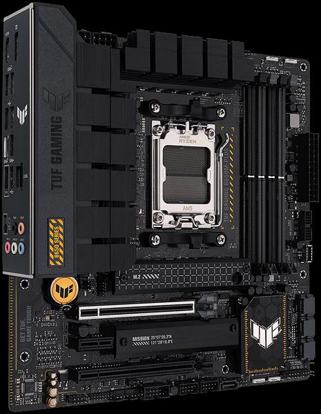 Материнская плата ASUS TUF GAMING B650M-PLUS, Socket AM5, B650, 4*DDR5, HDMI+DP, 4xSATA3 + RAID, M2, Audio, Gb LAN, USB 3.2, USB 2.0, mATX; 90MB1BF0-M0EAY0 (TUF GAMING B650M-PLUS) фото 2