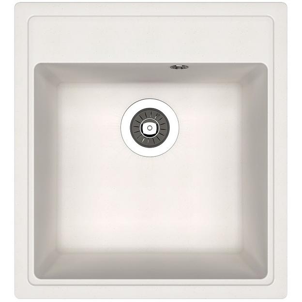 Мойка "Ника 470" (470х510х217), белый фото 1