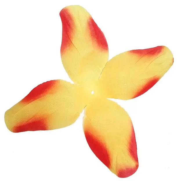 Заготовка для розы FC-132 Жёлто-оранжевая 4-кон. (x1) 18,5см 692шт/кг фото 1