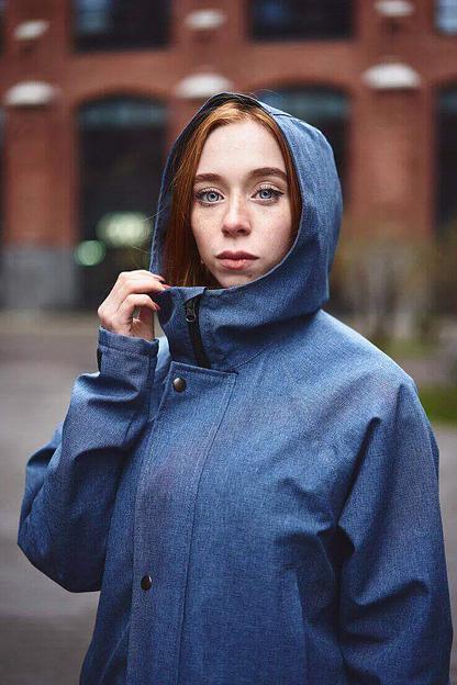 Плащ-дождевик с капюшоном ZRC «Премиум» короткий фото 2