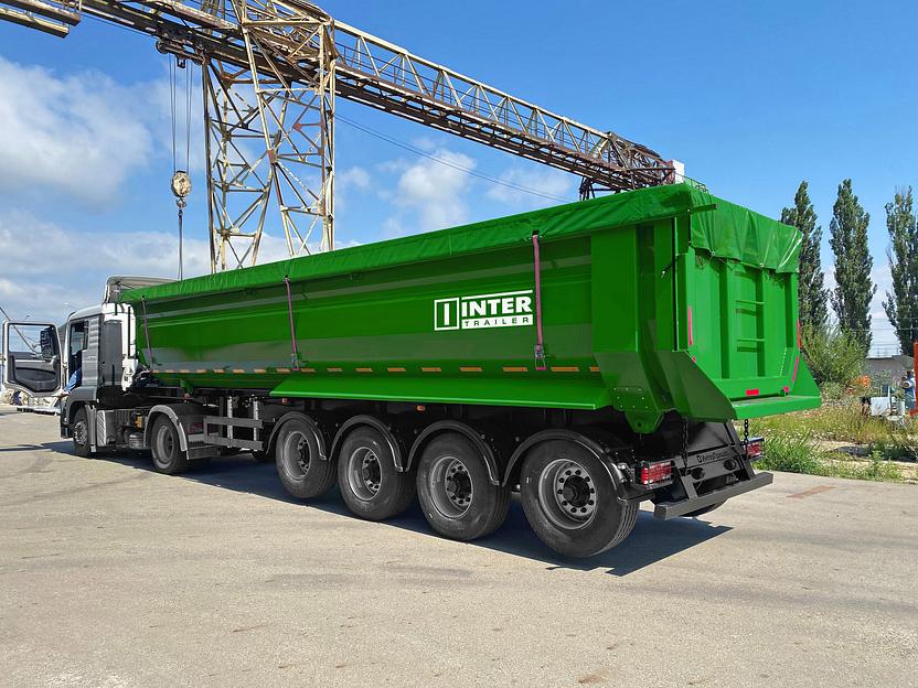 Полуприцеп самосвал четырехосный с увеличенным объемом кузова фото 2