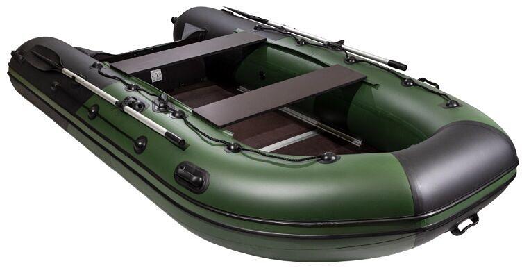 Лодка Ривьера Максима 3400 СК, 3400*1720*460 мм., цвет: зеленый-черный фото 3