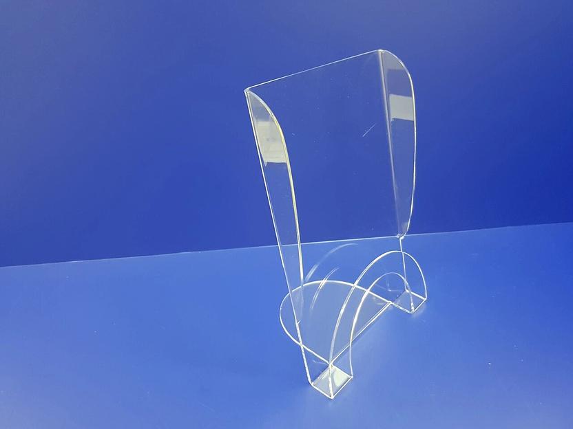 Подставка из оргстекла настольная для бумаг журналов фигурная ф-а4 фото 1