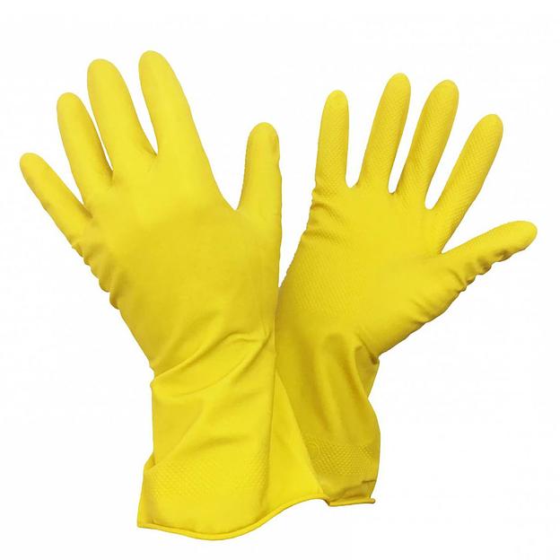 Перчатки хозяйственные резиновые "Lotos" размер S фото 1