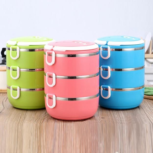 Ланчбокс 3-уровневый №8133 опт фото 1