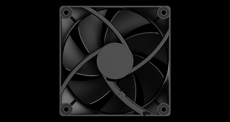 Вентилятор для корпуса Ocypus Delta F12 BK 3 IN 1, 120x120x25mm, 4-PIN PWM, 500-2000 RPM, 29 DBA MAX, HYDRO BEARING фото 4