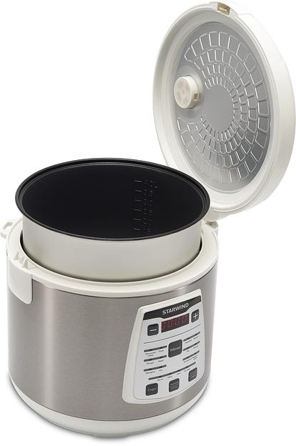 Мультиварка Starwind SMC4200 5л 900Вт белый/серебристый фото 10