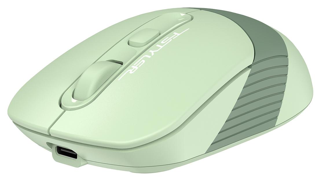 Мышь A4Tech Fstyler FB10C зеленый оптическая (2000dpi) беспроводная BT/Radio (4but) фото 4