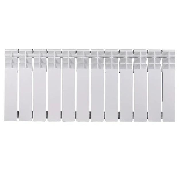 Радиатор биметаллический секционный 350/80/12 боковое подключение фото 3