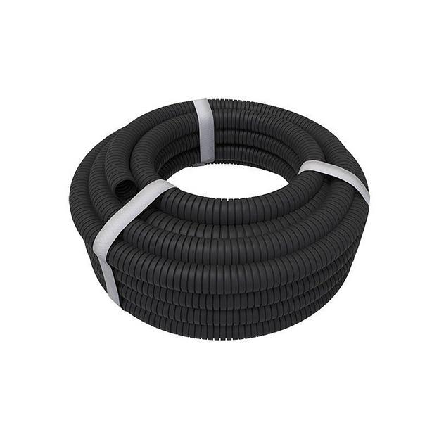 Труба гофрированная ПНД d25мм с протяжкой черн. (уп.10м) Rexant 28-0250-10 фото 2