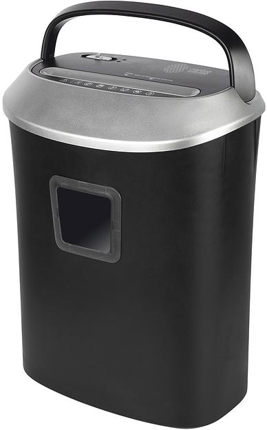 Шредер Cactus CS-SH-P6 черный (секр.P-4) фрагменты 10лист. 21лтр. скрепки скобы пл.карты фото 1